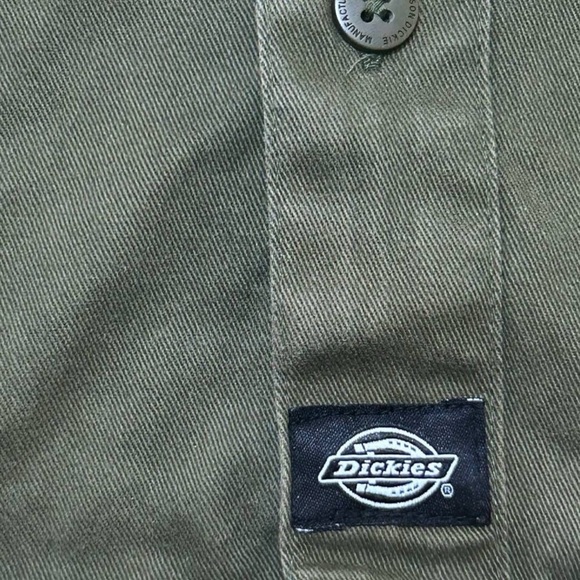 Dickies Green Button Down Shirt - Picture 9 of 15